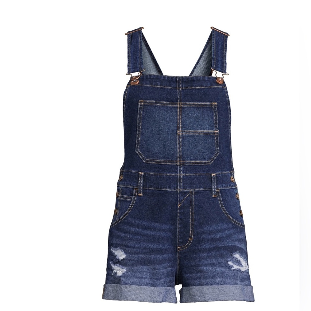Brand new W/tags No Boundaries Juniors Relaxed Boyfriend Shortalls